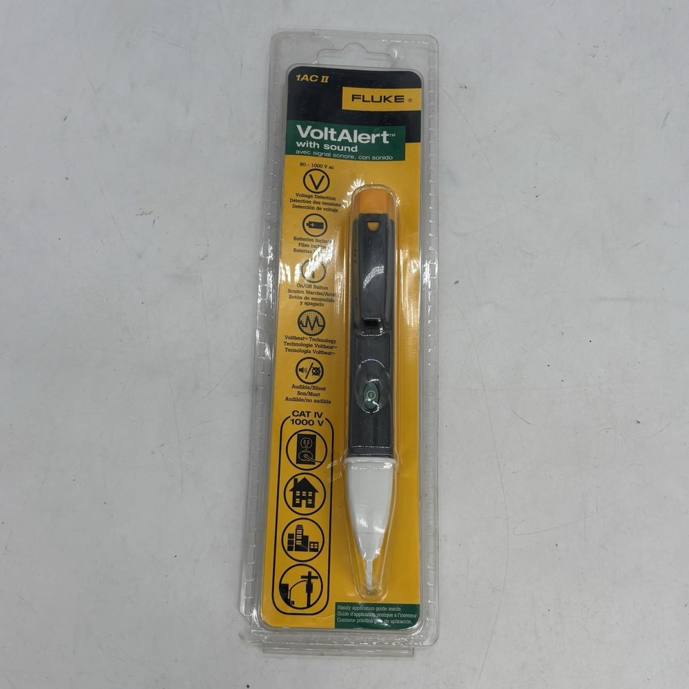 Fluke 1ACII VoltAlert with Sound AC Volt Detector 90-1000Vac New SEALED